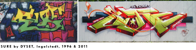9th 2011 // 15th anniversary wall